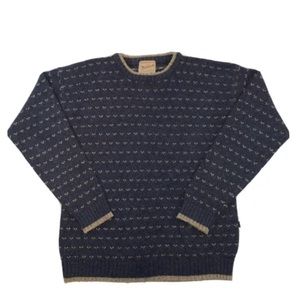 Vintage Woolrich Agate Crewneck Pullover Sweater Mens Size Medium Wool Blend